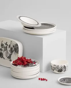 Marimekko Oiva / Siirtolapuutarha Deep Plate 20 Cm<Woman Kitchen & Dining