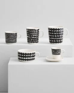 Marimekko Oiva / Siirtolapuutarha Espresso Cup And Plate 10X10 Cm<Woman Kitchen & Dining