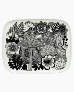 Marimekko Oiva / Siirtolapuutarha Plate 15X12Cm<Woman Kitchen & Dining