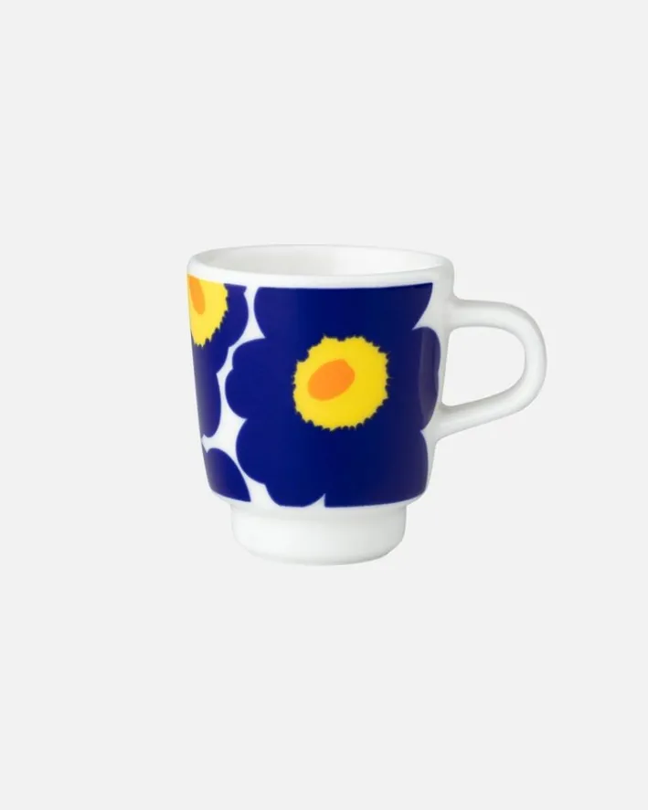 Marimekko Oiva / Unikko Espresso Cup And Saucer<Woman Kitchen & Dining