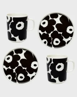 Marimekko Oiva / Unikko Mug And Plate Set<Woman Kitchen & Dining