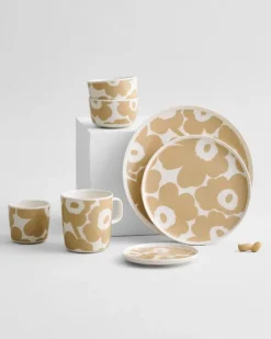 Marimekko Oiva / Unikko Plate 25 Cm<Woman Kitchen & Dining