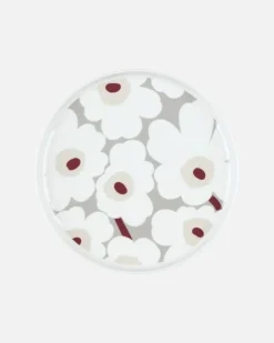 Marimekko Oiva / Unikko Plate 25 Cm<Woman Kitchen & Dining