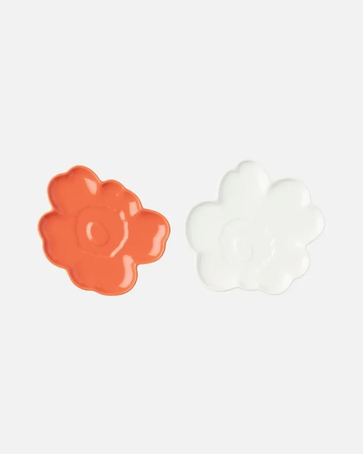 Marimekko Oiva / Unikko Plate 13,5 Cm, 2 Pcs<Woman Printed Fabrics