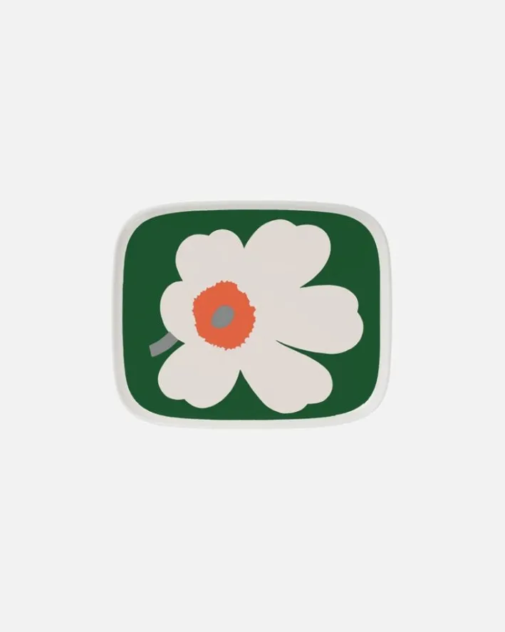 Marimekko Oiva / Unikko 60Th Anniversary Plate 15X12 Cm<Woman Kitchen & Dining