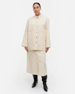 Marimekko Paluu Unikko Cotton Overshirt<Woman Tops & Tunics