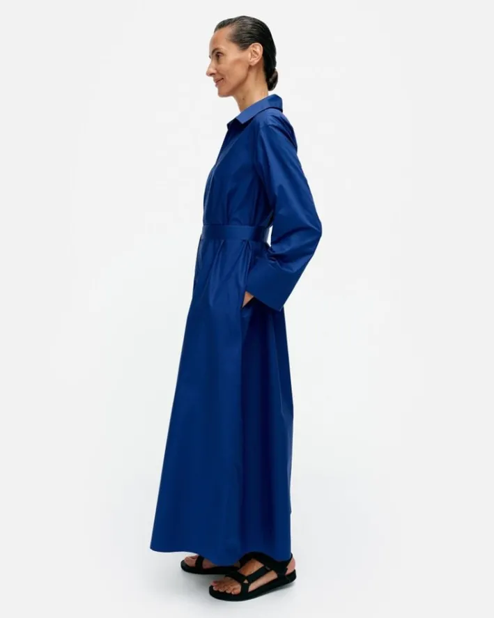 Marimekko Perenna Solid Cotton Poplin Dress<Woman Dresses