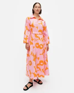 Marimekko Perenna Unikko Cotton Poplin Dress<Woman Dresses