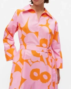 Marimekko Perenna Unikko Cotton Poplin Dress<Woman Dresses