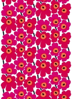 Marimekko Pieni Unikko Acrylic Coated Cotton<Woman Printed Fabrics