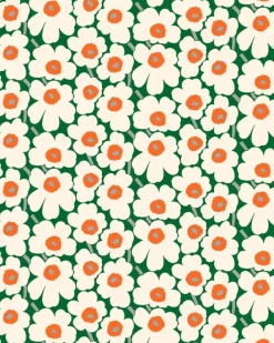 Marimekko Pieni Unikko Acrylic-Coated Cotton<Woman Printed Fabrics