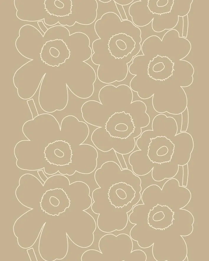 Marimekko Piirto Unikko Linen Fabric<Woman Printed Fabrics