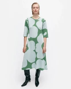 Marimekko Pointti Unikko Knitted Wool Dress<Woman Knits & Sweaters