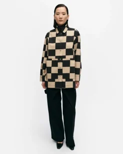 Marimekko Potenssi Kukko Ja Kana Cotton Overshirt<Woman Coats & Jackets