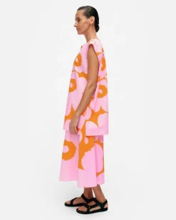 Marimekko Pudas Unikko Cotton Poplin Tunic<Woman Tops & Tunics
