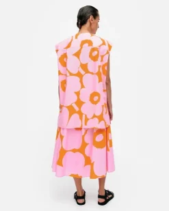 Marimekko Pudas Unikko Cotton Poplin Tunic<Woman Tops & Tunics