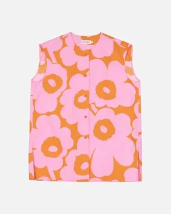 Marimekko Pudas Unikko Cotton Poplin Tunic<Woman Tops & Tunics