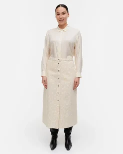 Marimekko Puoli Unikko Cotton Skirt<Woman Skirts