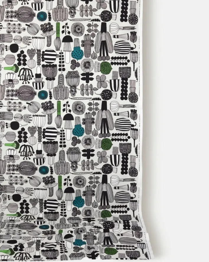 Marimekko Puutarhurin Parhaat Cotton Fabric<Woman Printed Fabrics