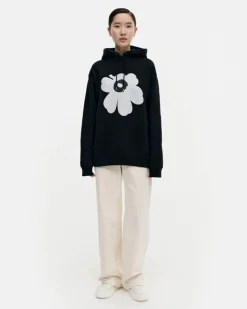 Marimekko Runoja Unikko Placement Hoodie<Woman Tops & Tunics