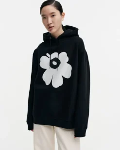 Marimekko Runoja Unikko Placement Hoodie<Woman Tops & Tunics