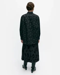 Marimekko Ruoste Mini Unikko Cotton Poplin Shirt<Woman Tops & Tunics