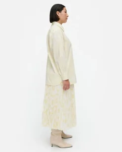 Marimekko Ruoste Unikko Cotton Poplin Shirt<Woman Tops & Tunics
