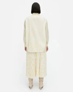 Marimekko Ruoste Unikko Cotton Poplin Shirt<Woman Tops & Tunics