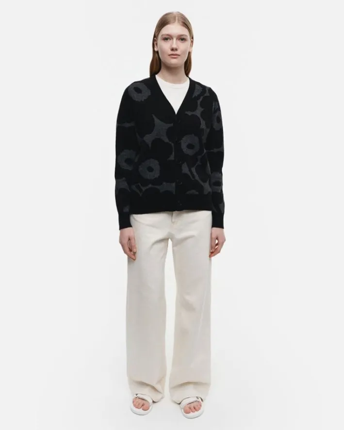 Marimekko Sif Unikko Wool Cardigan<Woman Knits & Sweaters