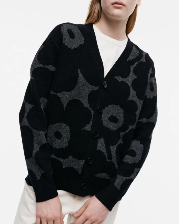 Marimekko Sif Unikko Wool Cardigan<Woman Knits & Sweaters