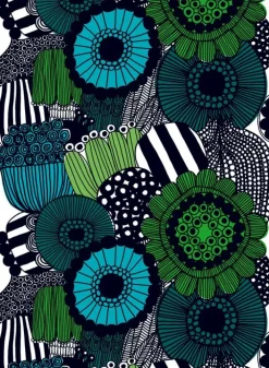 Marimekko Siirtolapuutarha Acrylic-Coated Cotton Fabric<Woman Printed Fabrics