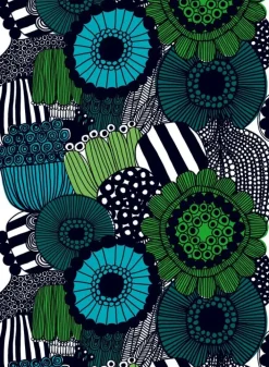 Marimekko Siirtolapuutarha Cotton Fabric<Woman Printed Fabrics