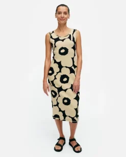 Marimekko Simpukka Unikko Rib Dress<Woman Dresses