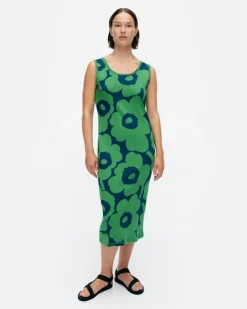 Marimekko Simpukka Unikko Rib Dress<Woman Dresses