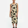 Marimekko Simpukka Unikko Rib Dress<Woman Printed Fabrics