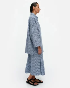 Marimekko Sumu Unikko Cotton Overshirt<Woman Tops & Tunics