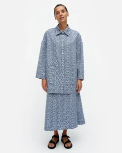 Marimekko Sumu Unikko Cotton Overshirt<Woman Coats & Jackets