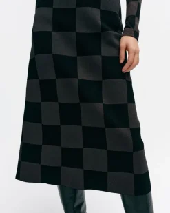 Marimekko Suora Kukko Ja Kana Knitted Skirt<Woman Knits & Sweaters