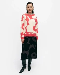 Marimekko Suunta Unikko Knitted Wool Pullover<Woman Tops & Tunics