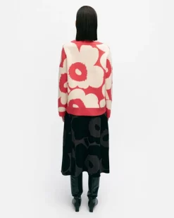 Marimekko Suunta Unikko Knitted Wool Pullover<Woman Knits & Sweaters