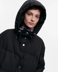Marimekko Teema Taifuuni Down Coat<Woman Coats & Jackets