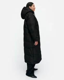 Marimekko Teema Taifuuni Down Coat<Woman Coats & Jackets
