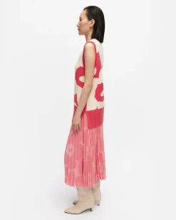 Marimekko Tilma Unikko Knitted Wool Vest<Woman Tops & Tunics