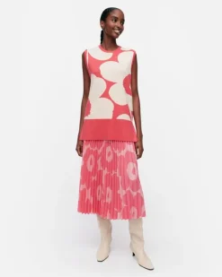 Marimekko Tilma Unikko Knitted Wool Vest<Woman Tops & Tunics