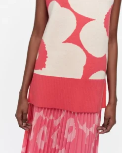 Marimekko Tilma Unikko Knitted Wool Vest<Woman Tops & Tunics