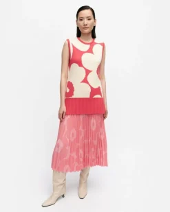 Marimekko Tilma Unikko Knitted Wool Vest<Woman Knits & Sweaters