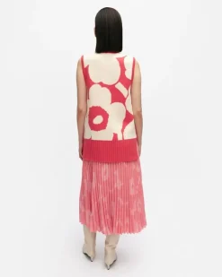 Marimekko Tilma Unikko Knitted Wool Vest<Woman Knits & Sweaters