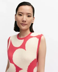 Marimekko Tilma Unikko Knitted Wool Vest<Woman Knits & Sweaters