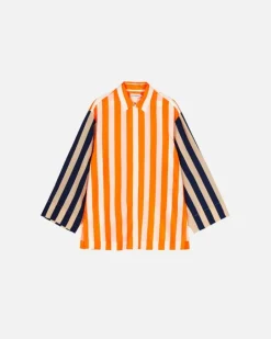 Marimekko Torma Merirosvo Cupro Mix Shirt<Woman Tops & Tunics