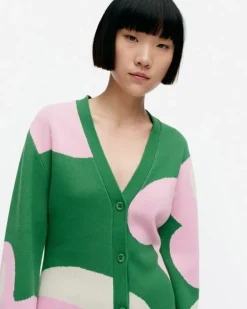 Marimekko Tyrske Poiminto Knitted Cotton Cardigan<Woman Unisex